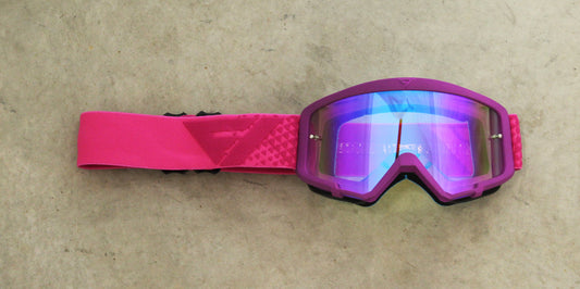 Flow Vision Youth Section™ Motocross Goggle: Purple/Pink