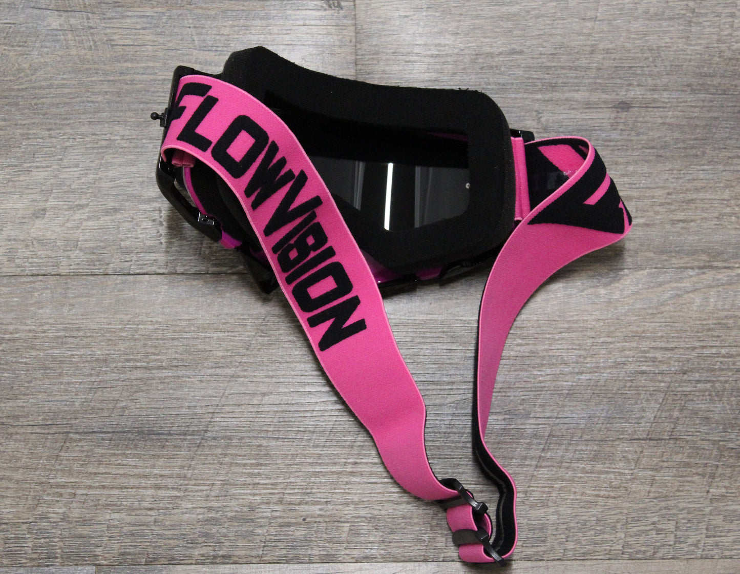 Flow Vision Rythem™ Motocross Goggle: Pink/Black